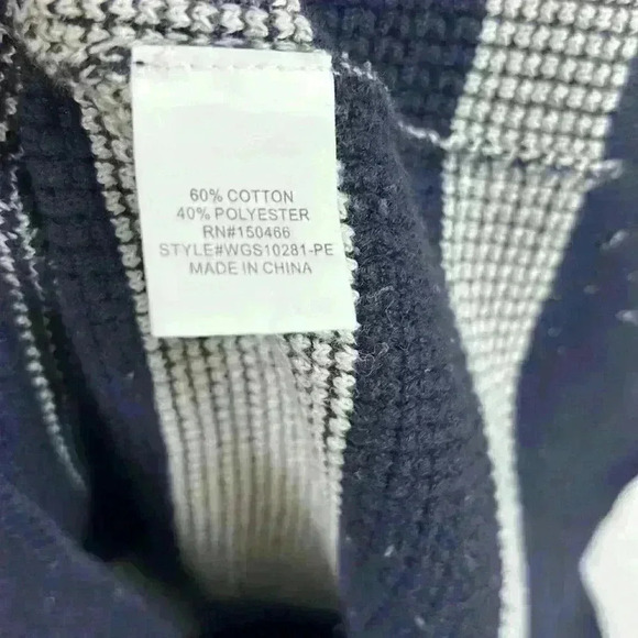 Market & Spruce Sweater Navy Women’s Size Small Cotton Blend Pullover - Picture 5 of 8